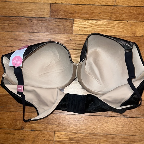 Cacique Lace Backsmoother Lighlty Lined Full Coverage Bra, size 44DDD - Picture 10 of 12